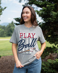 Southernology Baseball Play Ball Comfort Colors - Adult & Kids T-Shirts, Sweatshirts & Hoodies apparel design preview 1