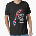 Arctic Circle Norway 66° 33' North - Adult & Kids T-Shirts, Sweatshirts & Hoodies apparel design preview 1