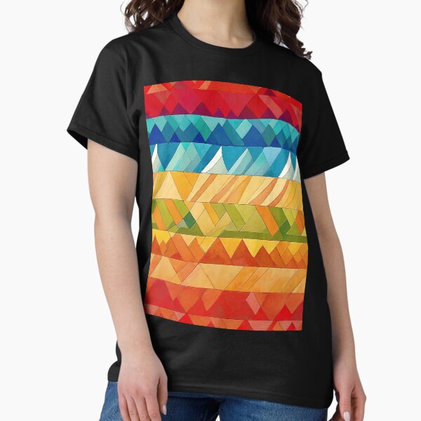 Multicolor Pattern Geometric. - Adult & Kids T-Shirts, Sweatshirts & Hoodies apparel design preview 1