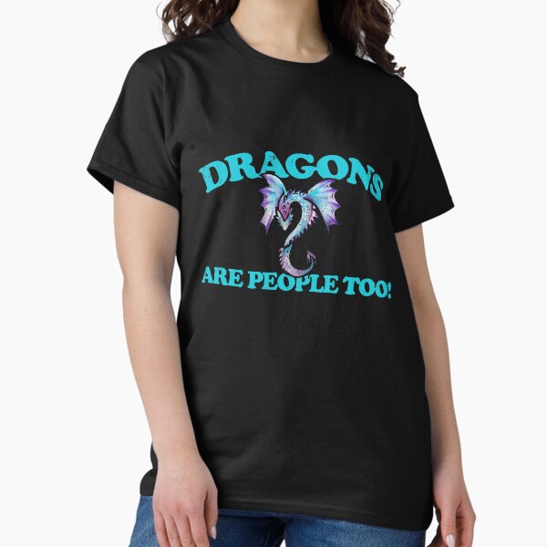 Dragons are people too - Adult & Kids T-Shirts, Sweatshirts & Hoodies apparel design preview 1