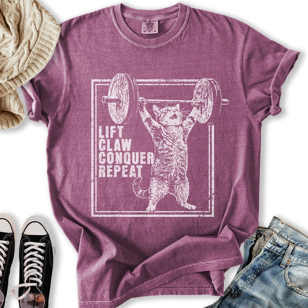 Lift Claw Conquer - Adult & Kids T-Shirts, Sweatshirts & Hoodies apparel design preview 2