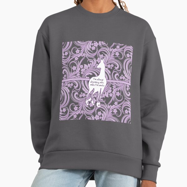 The Last Unicorn Lavender Flowers - Adult & Kids T-Shirts, Sweatshirts & Hoodies apparel design preview 1