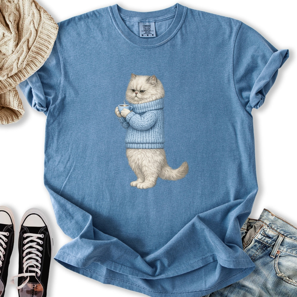 Cozy Persian Cat - Adult & Kids T-Shirts, Sweatshirts & Hoodies apparel design preview 2