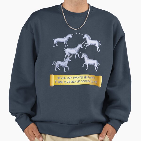 Unicorn Legendary Animals Sketches Ancient Fairy Tale - Adult & Kids T-Shirts, Sweatshirts & Hoodies apparel design preview 1