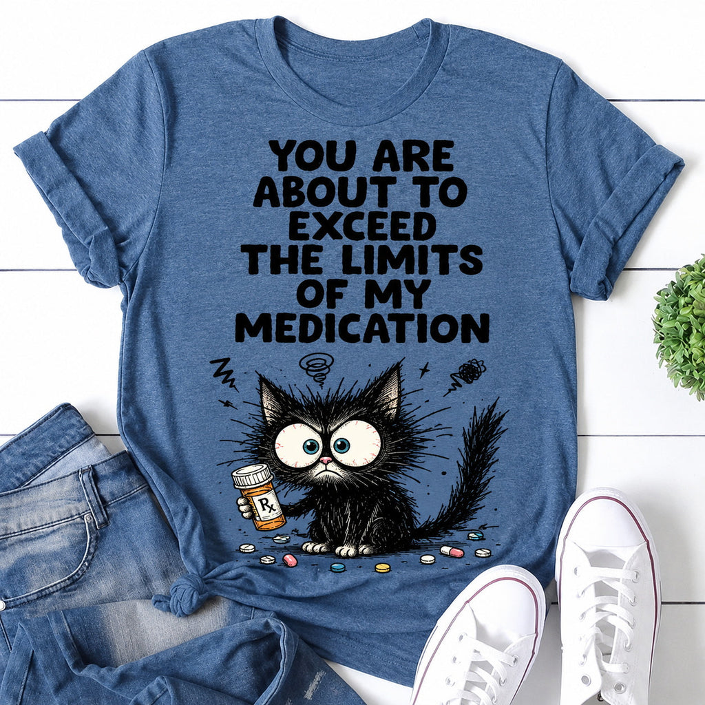 Exceed The Limits Cat Print Women Slogan - Adult & Kids T-Shirts, Sweatshirts & Hoodies apparel design preview 1