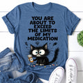 Exceed The Limits Cat Print Women Slogan - Adult & Kids T-Shirts, Sweatshirts & Hoodies apparel design preview 1