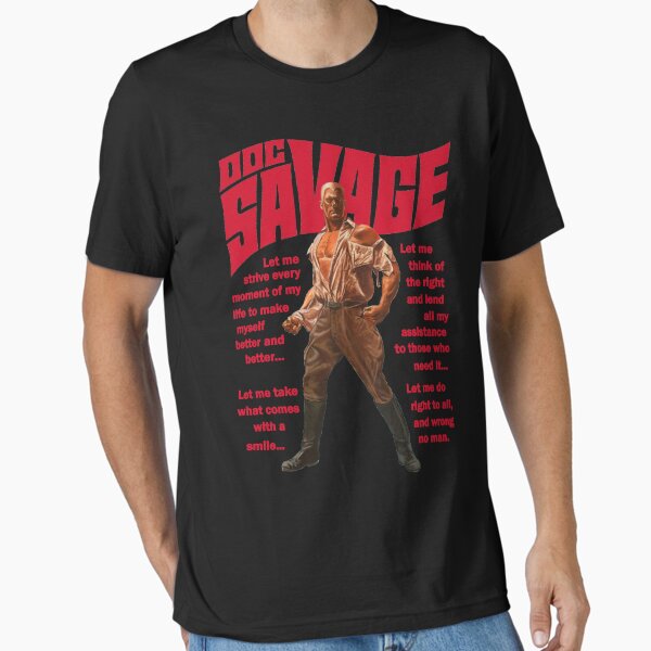 Doc Savage Quote - Adult & Kids T-Shirts, Sweatshirts & Hoodies apparel design preview 1