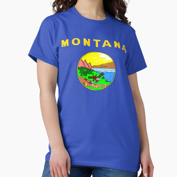Montana flag - Adult & Kids T-Shirts, Sweatshirts & Hoodies apparel design preview 1