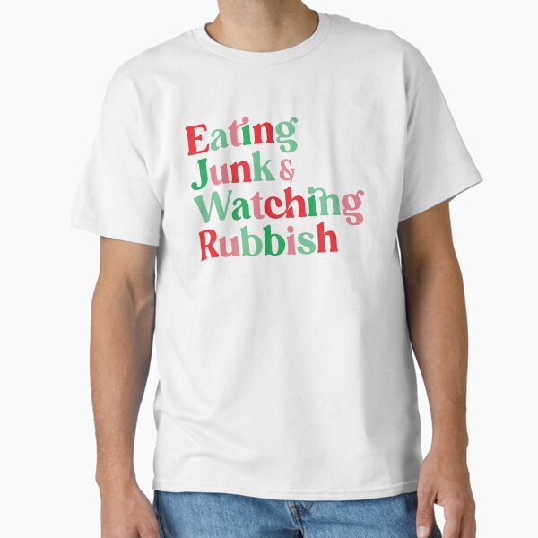 Eating Junk and Watching Rubbish Home Alone Xmas - Adult & Kids T-Shirts, Sweatshirts & Hoodies apparel design preview 1