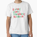 Eating Junk and Watching Rubbish Home Alone Xmas - Adult & Kids T-Shirts, Sweatshirts & Hoodies apparel design preview 1