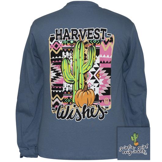 Girlie Girl Originals Preppy Harvest Wish Cactus - Adult & Kids T-Shirts, Sweatshirts & Hoodies apparel design preview 1