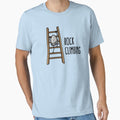 Rock Climbing, funny sport puns cartoon - Adult & Kids T-Shirts, Sweatshirts & Hoodies apparel design preview 1