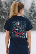 Southern Couture Classic Corn Cobb Pipe Snowman - Adult & Kids T-Shirts, Sweatshirts & Hoodies apparel design preview 1
