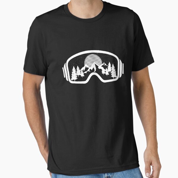 Ski Snowboard Goggles Skiing Snow Mountain Winter - Adult & Kids T-Shirts, Sweatshirts & Hoodies apparel design preview 1