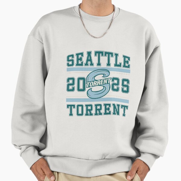 Seattle Torrent PWHL Hockey Vintage Logo - Adult & Kids T-Shirts, Sweatshirts & Hoodies apparel design preview 1