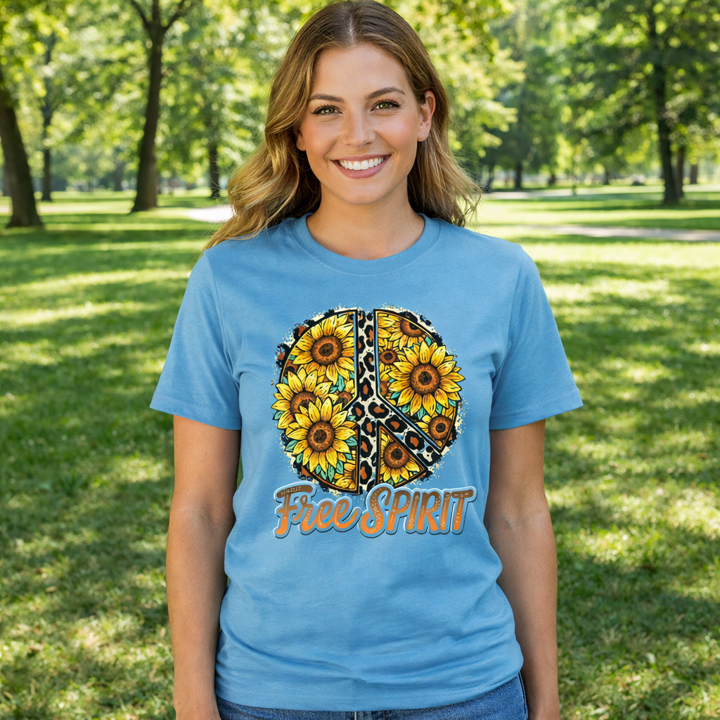 Girlie Girl Lulu Mac Free Spirit Peace Canvas - Adult & Kids T-Shirts, Sweatshirts & Hoodies apparel design preview 1