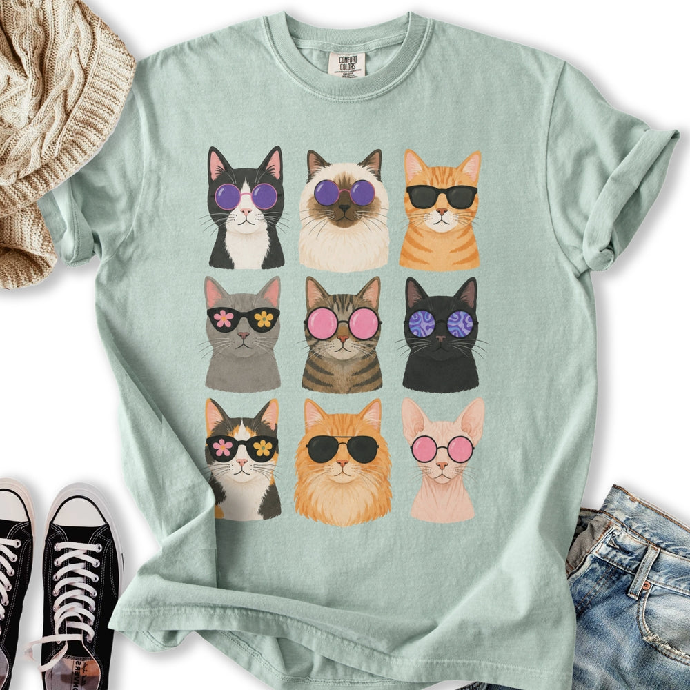 Cool Cats in Color - Adult & Kids T-Shirts, Sweatshirts & Hoodies apparel design preview 2