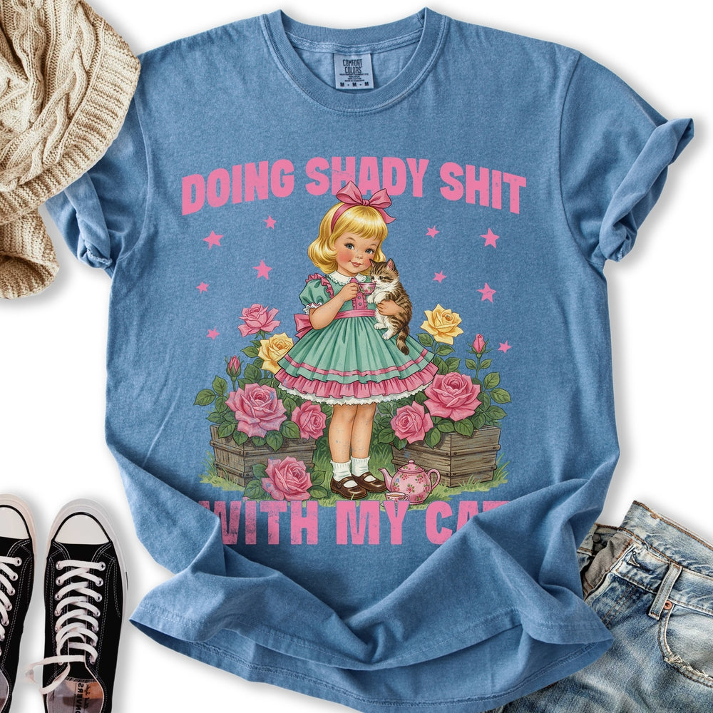 Doing Shady Shit - Adult & Kids T-Shirts, Sweatshirts & Hoodies apparel design preview 2