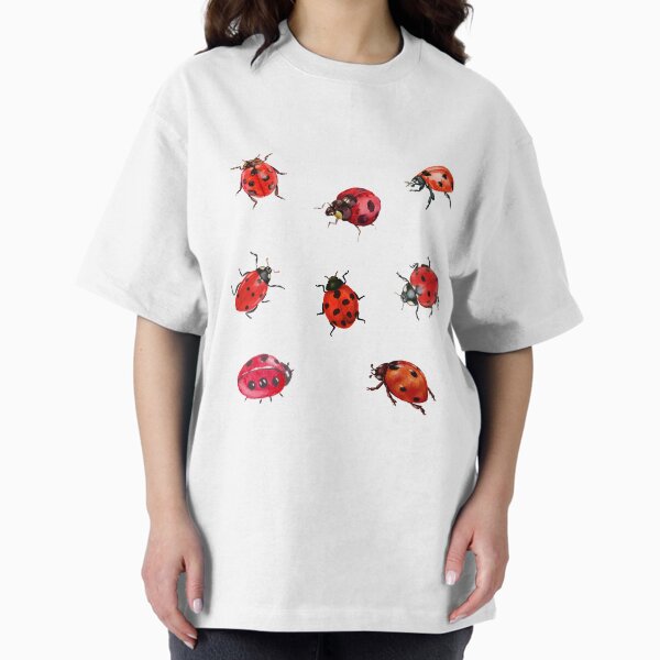 Watercolor Ladybugs - Adult & Kids T-Shirts, Sweatshirts & Hoodies apparel design preview 1