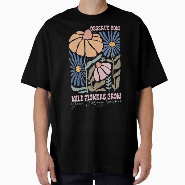 Observe how wild flowers grow - Adult & Kids T-Shirts, Sweatshirts & Hoodies apparel design preview 1