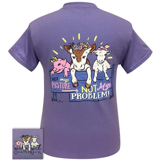 Girlie Girl Originals Preppy Not My Pasture - Adult & Kids T-Shirts, Sweatshirts & Hoodies apparel design preview 1
