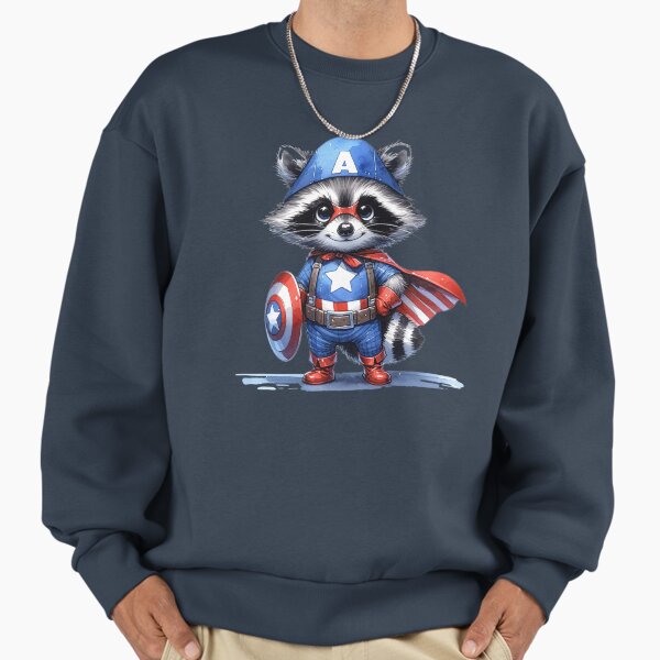 Raccon America - Adult & Kids T-Shirts, Sweatshirts & Hoodies apparel design preview 1