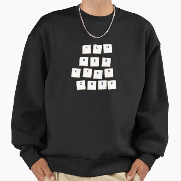 Number Cruncher. - Adult & Kids T-Shirts, Sweatshirts & Hoodies apparel design preview 1