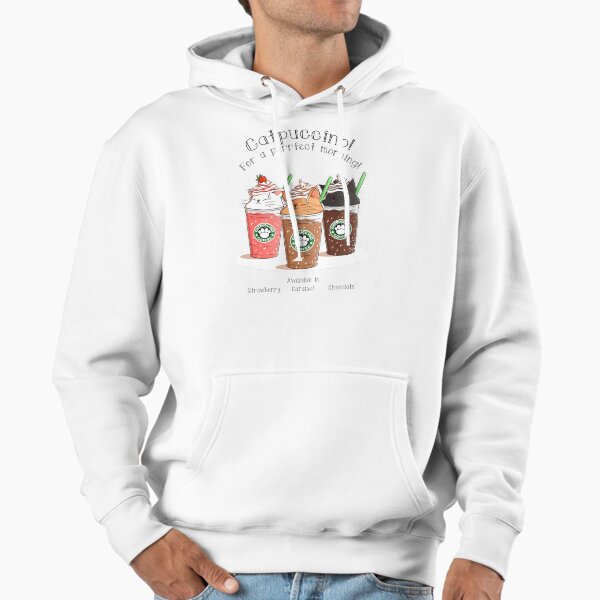 Catpuccino! For a purrfect morning! - Adult & Kids T-Shirts, Sweatshirts & Hoodies apparel design preview 1