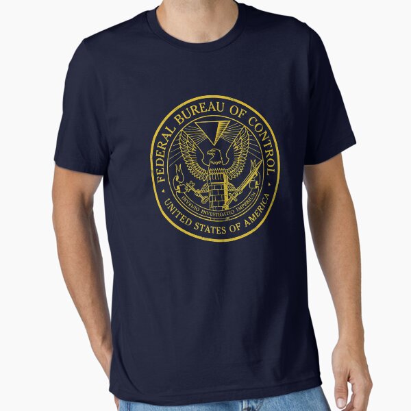 Federal Bureau of Control Game Logo Distressed - Adult & Kids T-Shirts, Sweatshirts & Hoodies apparel design preview 1