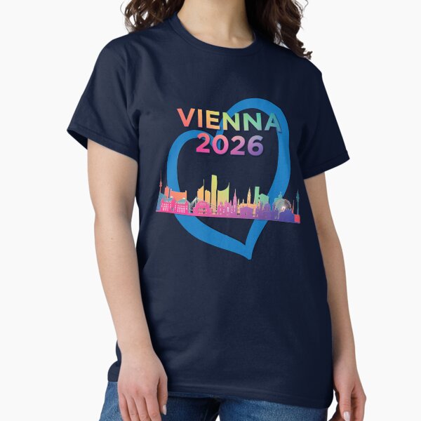 Eurovision Song Contest 2026 Host City Vienna United - Adult & Kids T-Shirts, Sweatshirts & Hoodies apparel design preview 1