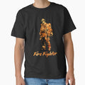 Fire Fighter Real Stencil Occupation - Adult & Kids T-Shirts, Sweatshirts & Hoodies apparel design preview 1