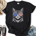 USA Aviator Cat - Adult & Kids T-Shirts, Sweatshirts & Hoodies apparel design preview 1