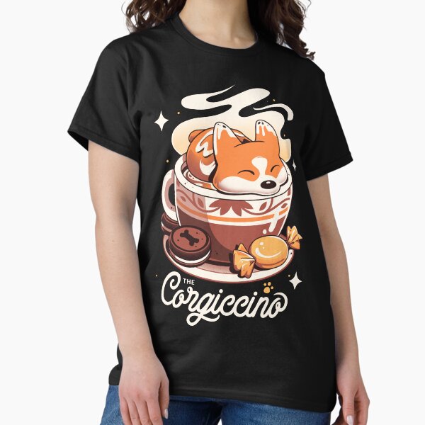 Corgi Coffee Break Cute Dog - Adult & Kids T-Shirts, Sweatshirts & Hoodies apparel design preview 1