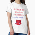 Ibland går ondskan snabbare än tanken vit - Adult & Kids T-Shirts, Sweatshirts & Hoodies apparel design preview 1