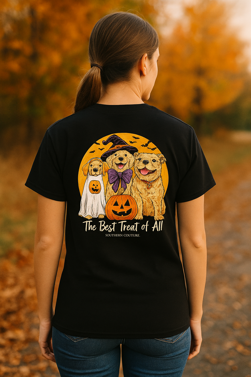 Southern Couture Classic Best Treat of All Fall - Adult & Kids T-Shirts, Sweatshirts & Hoodies apparel design preview 1