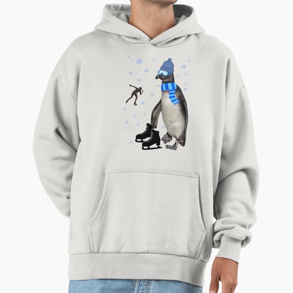 Speed skater penguin - Adult & Kids T-Shirts, Sweatshirts & Hoodies apparel design preview 1