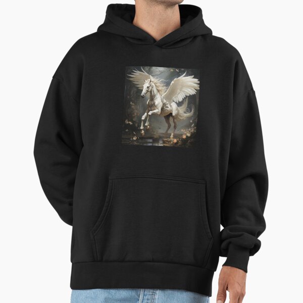 Legendary horse with wings - Adult & Kids T-Shirts, Sweatshirts & Hoodies apparel design preview 1