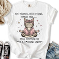 Menopause Cat - Adult & Kids T-Shirts, Sweatshirts & Hoodies apparel design preview 1