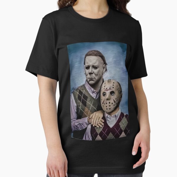 Michael Myers and Jason Voorhees Step Brothers Movie - Adult & Kids T-Shirts, Sweatshirts & Hoodies apparel design preview 1