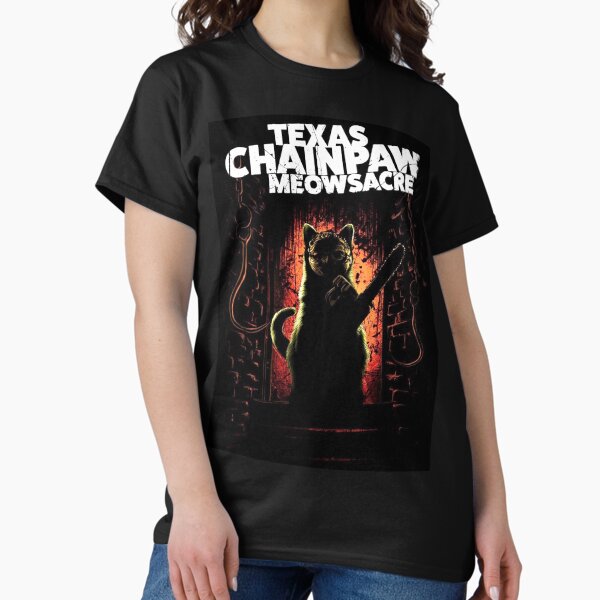 Texas Chainpaw Meowsacre - Adult & Kids T-Shirts, Sweatshirts & Hoodies apparel design preview 1