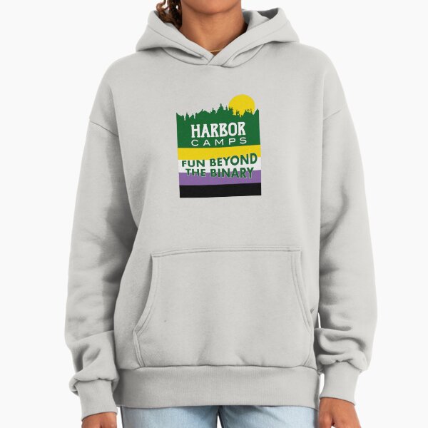 "Fun Beyond the Binary" Harbor Camps - Adult & Kids T-Shirts, Sweatshirts & Hoodies apparel design preview 1