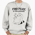 Pudgy Penguins Find Peace in The Present - Adult & Kids T-Shirts, Sweatshirts & Hoodies apparel design preview 1