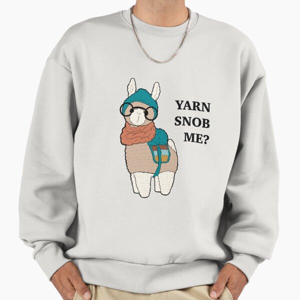 Alpaca Crochet Amigurumi Yarn snob me? - Adult & Kids T-Shirts, Sweatshirts & Hoodies apparel design preview 1
