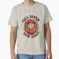 Fall Seven Rise Eight Daruma Doll Motivational - Adult & Kids T-Shirts, Sweatshirts & Hoodies apparel design preview 1