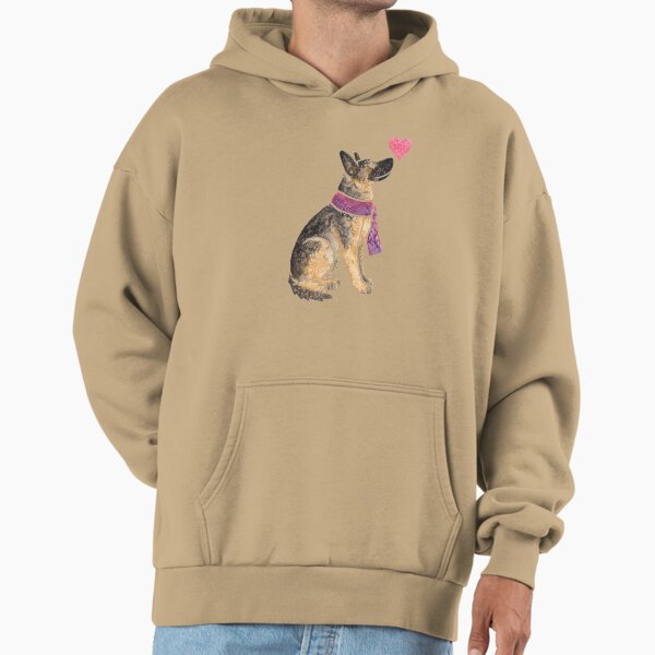 Watercolour German Shepherd - Adult & Kids T-Shirts, Sweatshirts & Hoodies apparel design preview 1