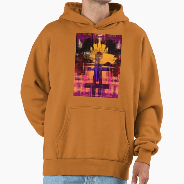 Flower in the Night Lights: Black, Purple, Brown, - Adult & Kids T-Shirts, Sweatshirts & Hoodies apparel design preview 1