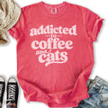 Coffee And Cats - Adult & Kids T-Shirts, Sweatshirts & Hoodies apparel design preview 1