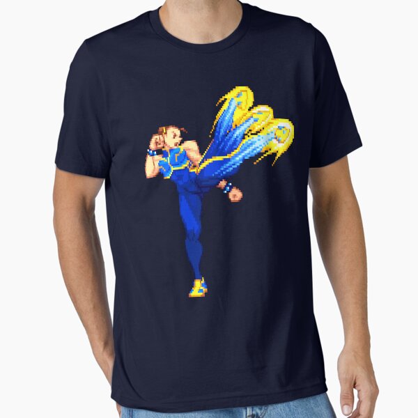 Chun Li Alpha Lightning Kicks - Adult & Kids T-Shirts, Sweatshirts & Hoodies apparel design preview 1