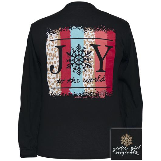 Girlie Girl Originals Joy Christmas Pattern - Adult & Kids T-Shirts, Sweatshirts & Hoodies apparel design preview 1