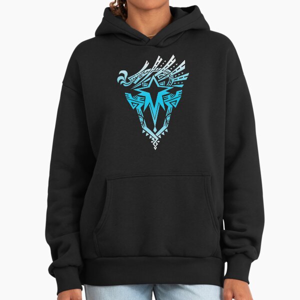 Monster Hunter World Iceborne Logo (blue) - Adult & Kids T-Shirts, Sweatshirts & Hoodies apparel design preview 1